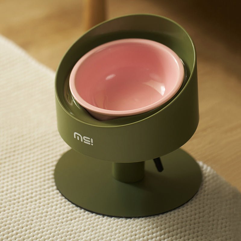 MS Ceramic Spill - Proof Elevated Pet Bowl | Higooga