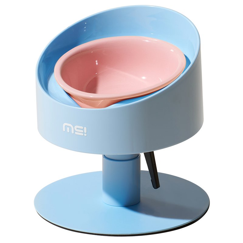 MS Ceramic Spill - Proof Elevated Pet Bowl | Higooga