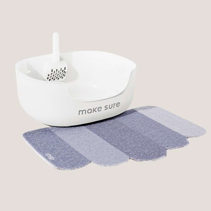 MS Leak - Proof Cat Litter Box with Mat & Scoop | Higooga