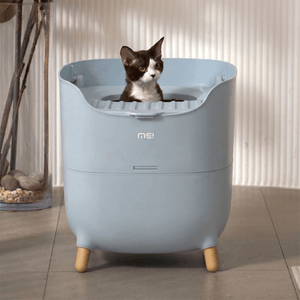 MS Modern & Spacious Top-Entry Cat Litter Box | Higooga