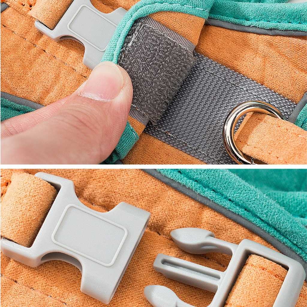 Pet Vest Harness in Macaron Colors - Carriers & Harnesses - Higooga