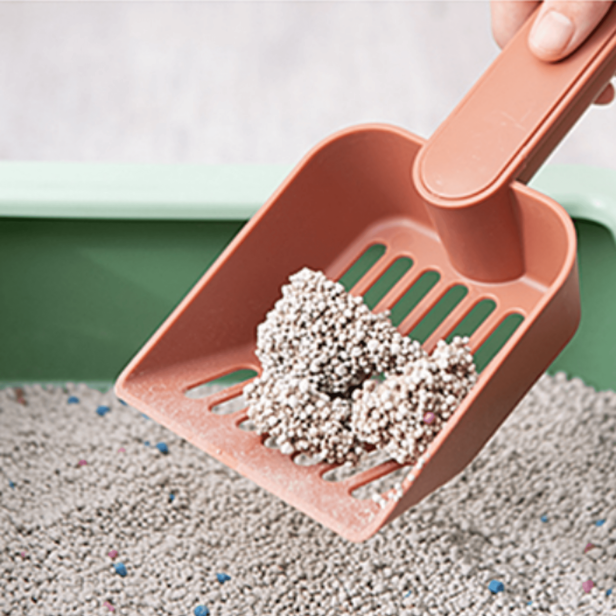 Cat Litter Scoop With Container - Litter Boxes & Tools - Higooga