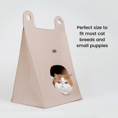 Tote Bag Style Cat Bed And Scratcher - Beds & Furniture - Higooga