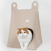 Tote Bag Style Cat Bed And Scratcher - Beds & Furniture - Higooga