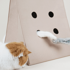 Tote Bag Style Cat Bed And Scratcher - Beds & Furniture - Higooga