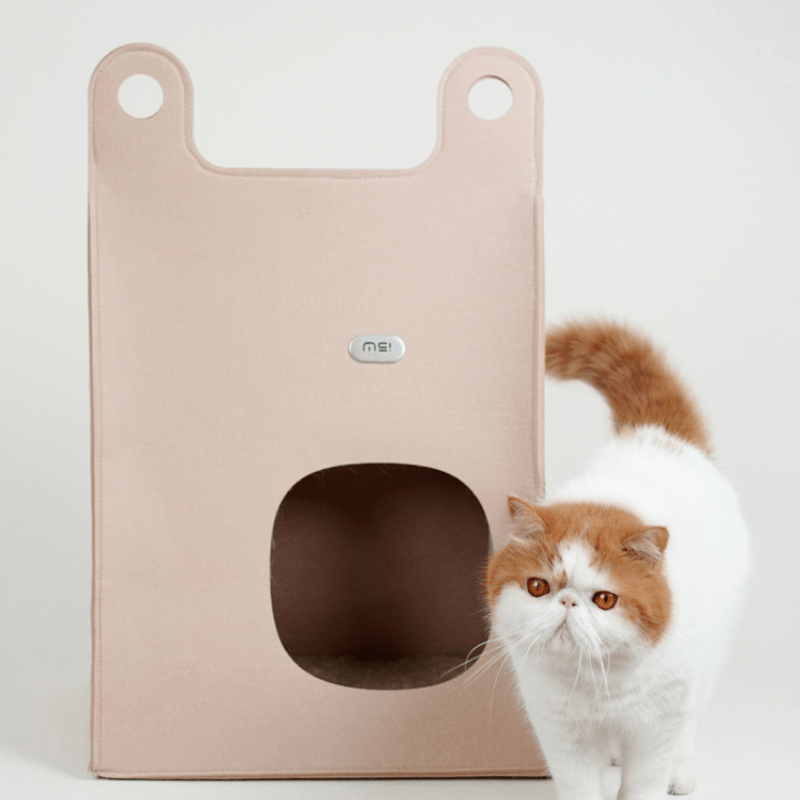 Tote Bag Style Cat Bed And Scratcher - Beds & Furniture - Higooga