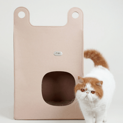 Tote Bag Style Cat Bed And Scratcher - Beds & Furniture - Higooga