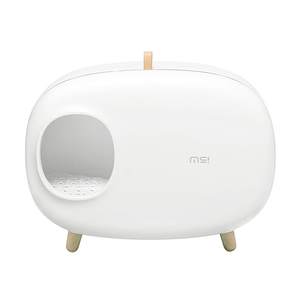 MS Designer Series Fully Enclosed Compact Cat Litter Box - Litter Boxes & Tools - Higooga