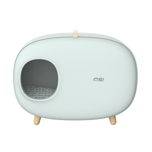 MS Designer Series Fully Enclosed Compact Cat Litter Box - Litter Boxes & Tools - Higooga