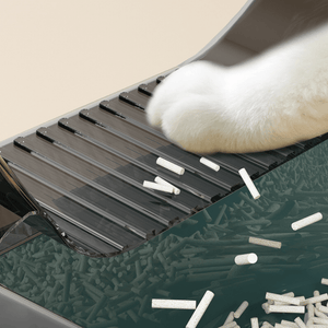 Fawn Design Large Size Semi-Enclosed Cat Litter Box - Litter Boxes & Tools - Higooga