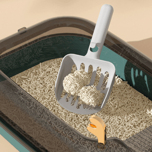 Fawn Design Large Size Semi-Enclosed Cat Litter Box - Litter Boxes & Tools - Higooga