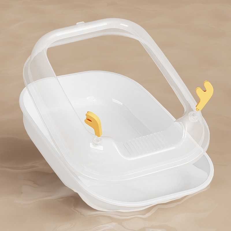 Fawn Design Large Size Semi-Enclosed Cat Litter Box - Litter Boxes & Tools - Higooga