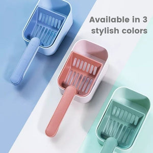 Cat Litter Scoop With Container - Litter Boxes & Tools - Higooga