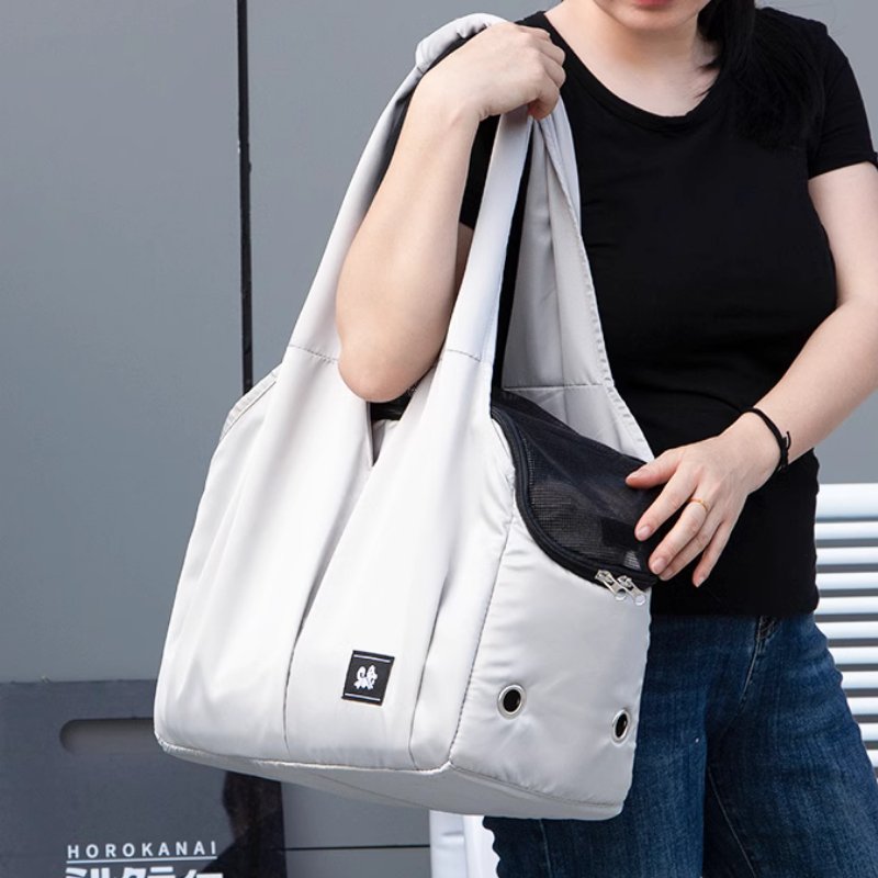 Chic Pet Tote Carrier with Enhanced Storage | Higooga
