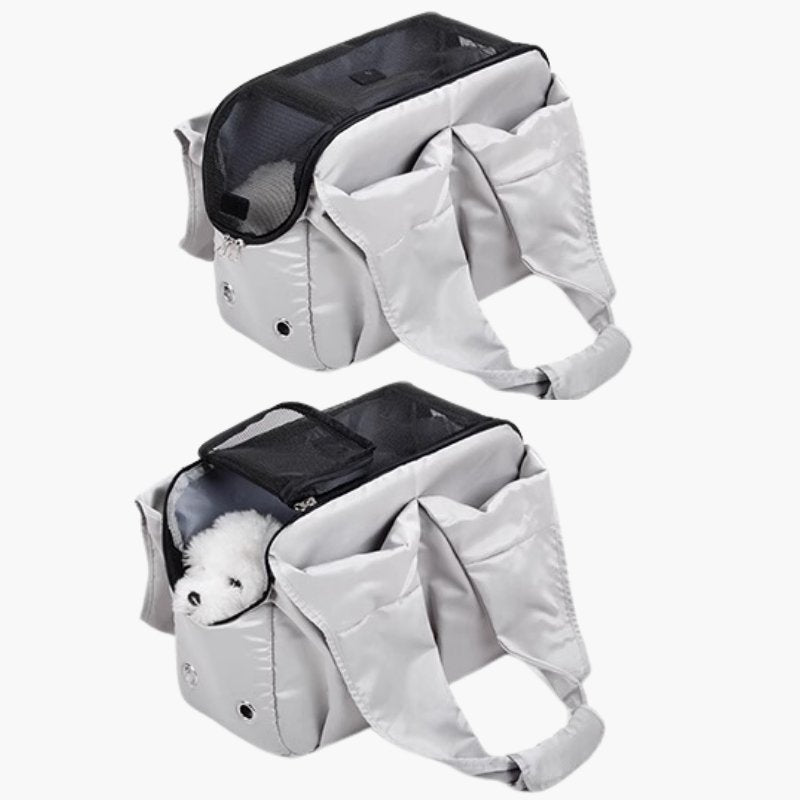 Chic Pet Tote Carrier with Enhanced Storage | Higooga