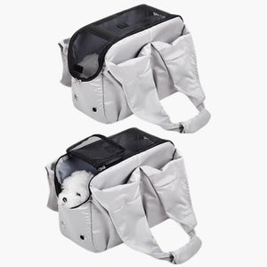 Chic Pet Tote Carrier with Enhanced Storage | Higooga