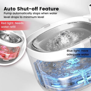 Cordless Automatic Pet Water Fountain with Motion Sensor - Bowls, Feeders & Waterers - Higooga