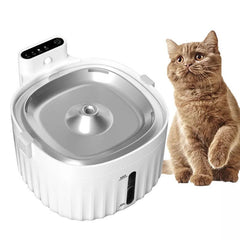 Cordless Automatic Pet Water Fountain with Motion Sensor - Bowls, Feeders & Waterers - Higooga