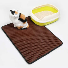 Double-layer Non-slip Cat Litter Mat - Litter Boxes & Tools - Higooga