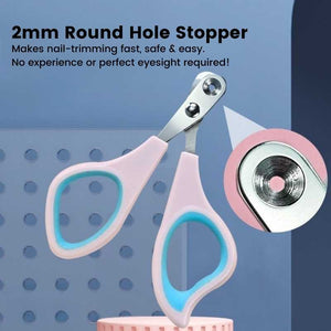 Effortless Cat Nail Clippers With Round Stopper - Pet Grooming - Higooga