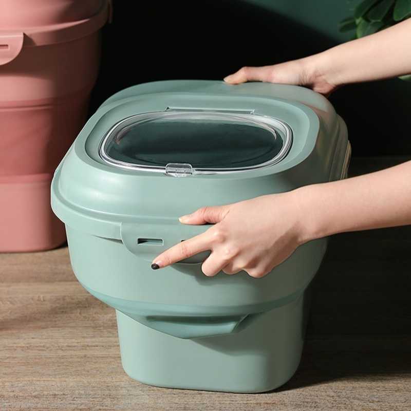 Large Foldable Pet Food Storage Container - Pet Accessories For Home - Higooga