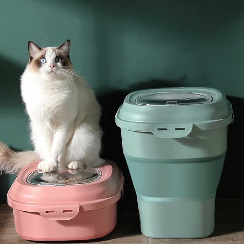 Large Foldable Pet Food Storage Container - Pet Accessories For Home - Higooga