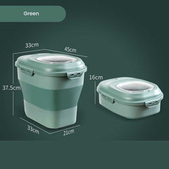 Large Foldable Pet Food Storage Container - Pet Accessories For Home - Higooga