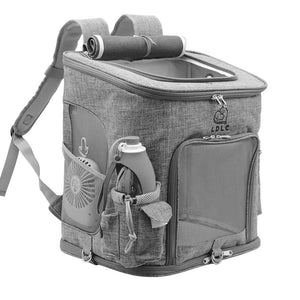 LDLC Large Capacity Pet Backpack Carrier - Carriers & Harnesses - Higooga