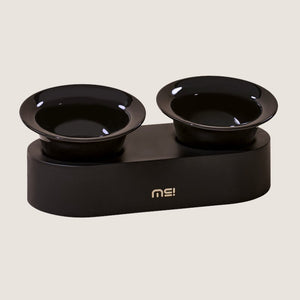 MS Designer Series Dual Ceramic Pet Bowls with Detachable Stand | Higooga
