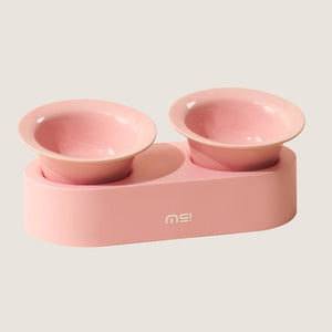 MS Designer Series Dual Ceramic Pet Bowls with Detachable Stand | Higooga