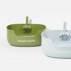 MS Leak-Proof Cat Litter Box with Mat & Scoop | Higooga