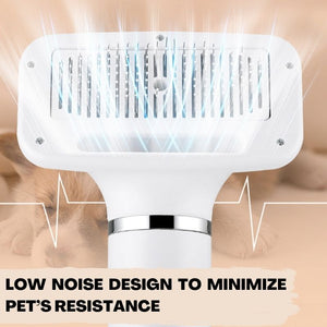 Pet 2-in-1 Dryer with Slicker Brush - Pet Grooming - Higooga