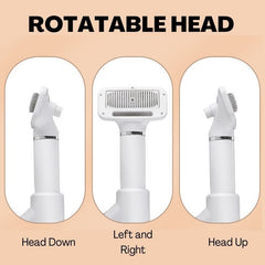 Pet 2-in-1 Dryer with Slicker Brush - Pet Grooming - Higooga