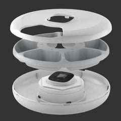 Petoneer NutriSpin 6 Meals Automatic Pet Feeder | Higooga