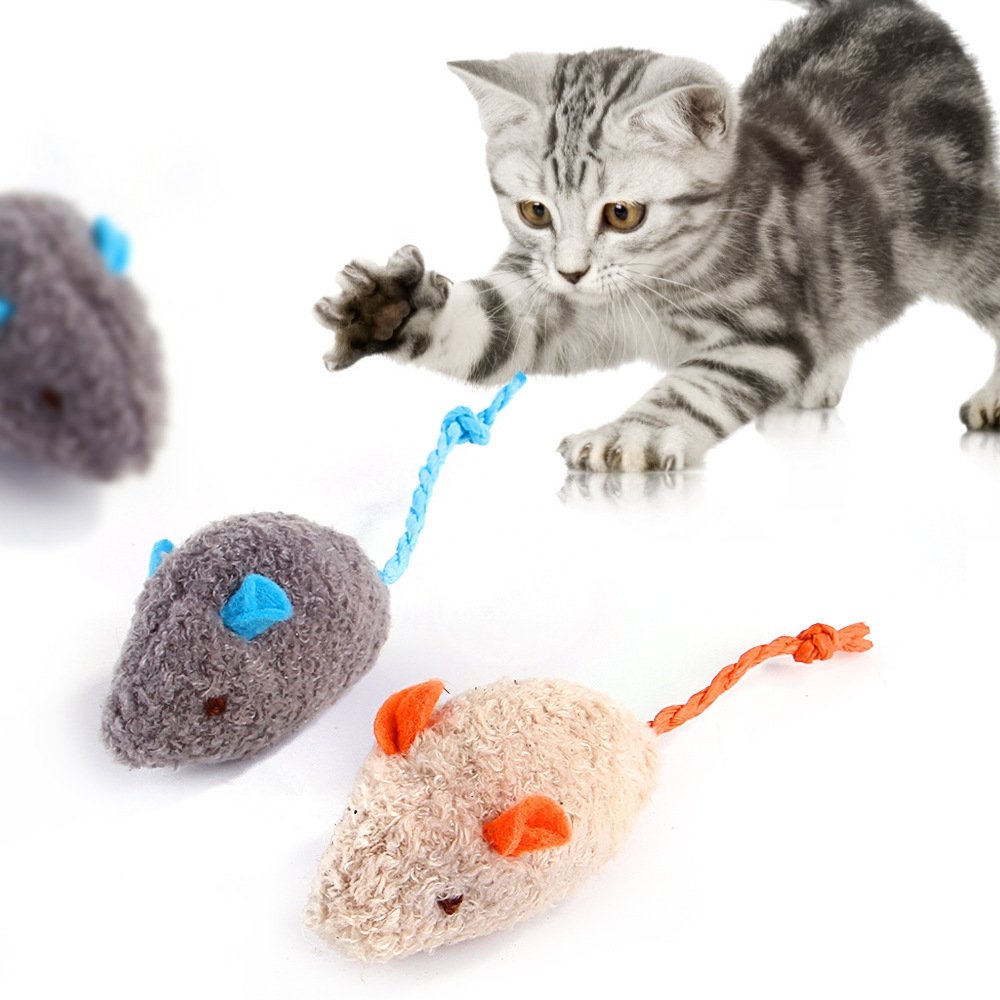 Plush Mice Cat Toy - Toys - Higooga