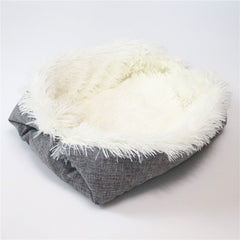 Super Plush Foldable Cat Mat Bed - Beds & Furniture - Higooga