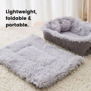 Super Plush Foldable Cat Mat Bed - Beds & Furniture - Higooga