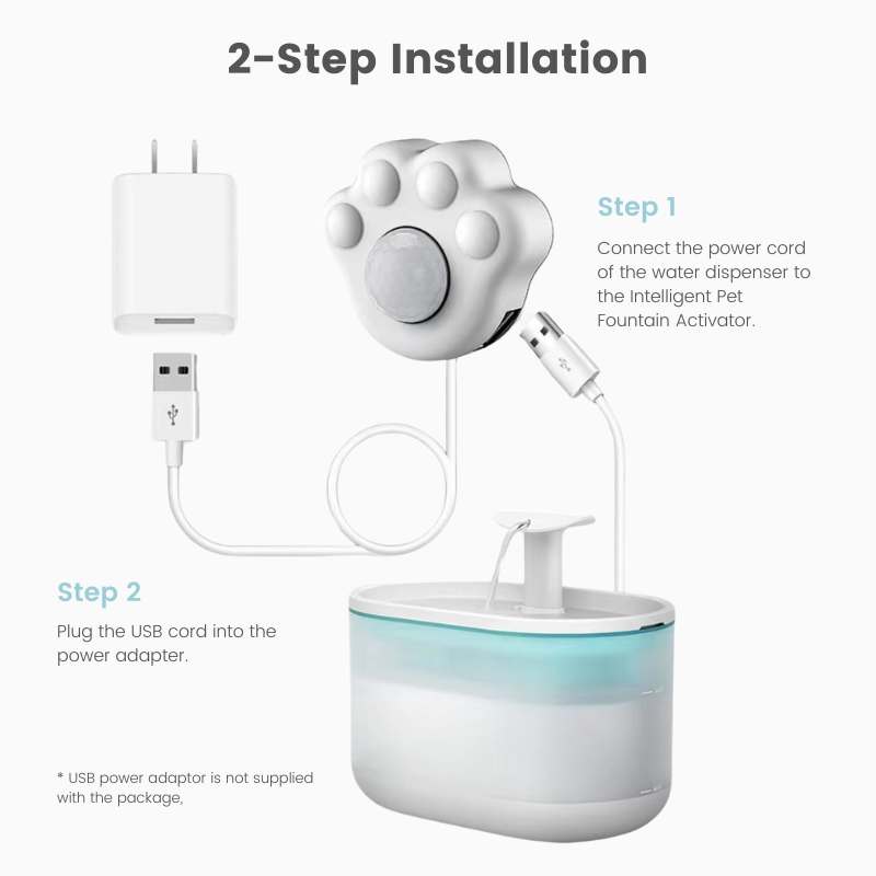 Intelligent Infrared Pet Fountain Activator | Higooga