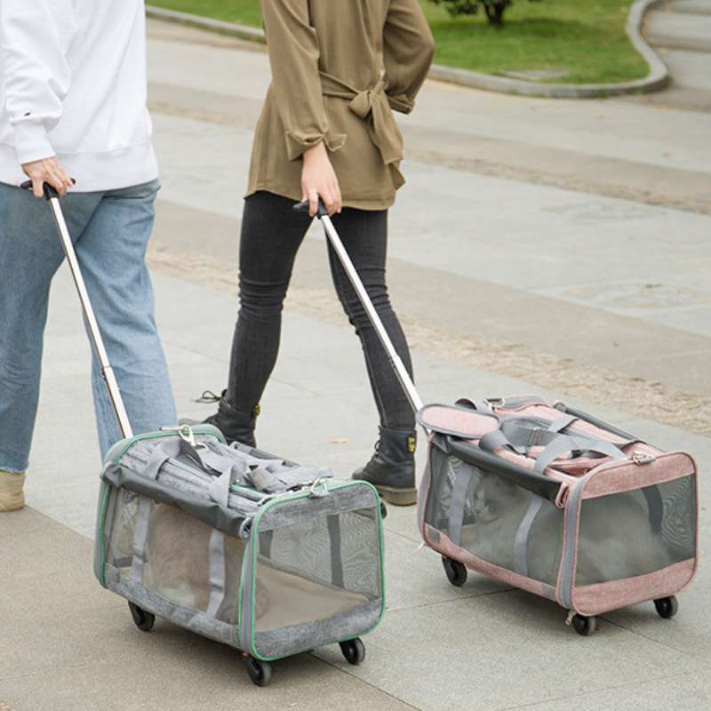 LDLC Lightweight Foldable Pet Trolley with Silent Wheels | Higooga