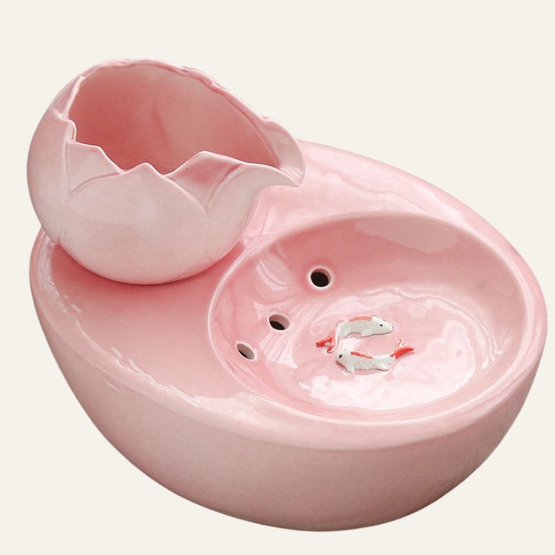 Lotus Ceramic Pet Water Fountain | Higooga