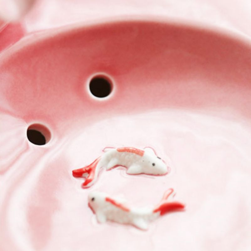 Lotus Ceramic Pet Water Fountain | Higooga