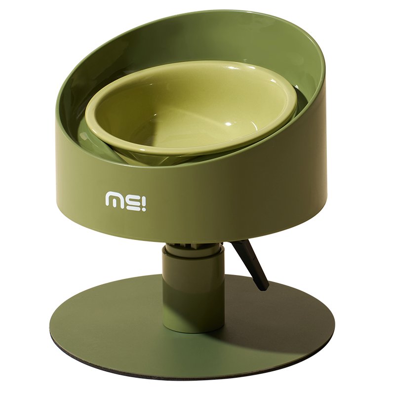 MS Ceramic Spill - Proof Elevated Pet Bowl | Higooga