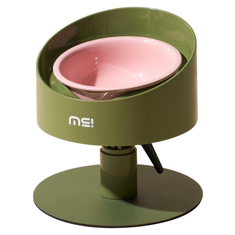 MS Ceramic Spill - Proof Elevated Pet Bowl | Higooga