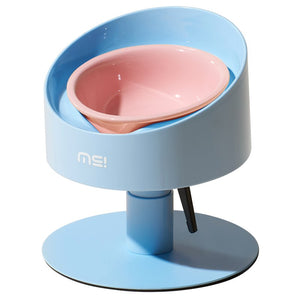 MS Ceramic Spill - Proof Elevated Pet Bowl | Higooga