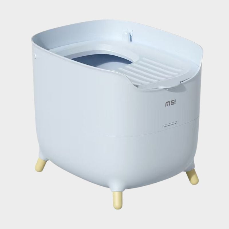 MS Modern & Spacious Top - Entry Cat Litter Box | Higooga