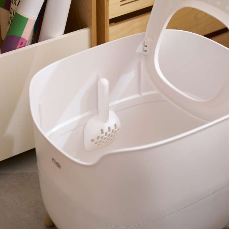 MS Modern & Spacious Top - Entry Cat Litter Box | Higooga