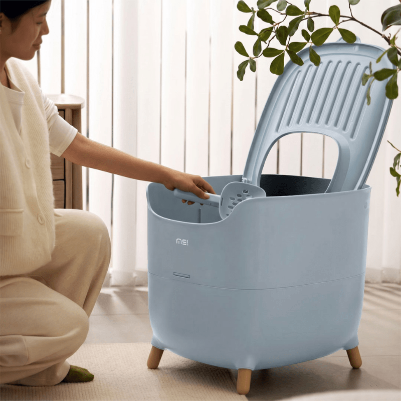 MS Modern & Spacious Top-Entry Cat Litter Box | Higooga