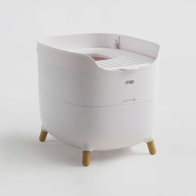 MS Modern & Spacious Top - Entry Cat Litter Box | Higooga