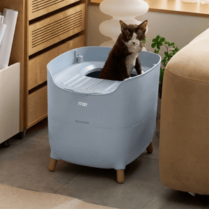 MS Modern & Spacious Top-Entry Cat Litter Box | Higooga