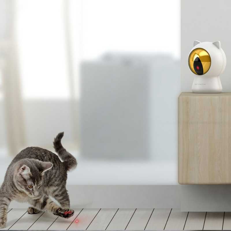 Petoneer Smart Dot Pounce & Play Interactive Cat Toy | Higooga